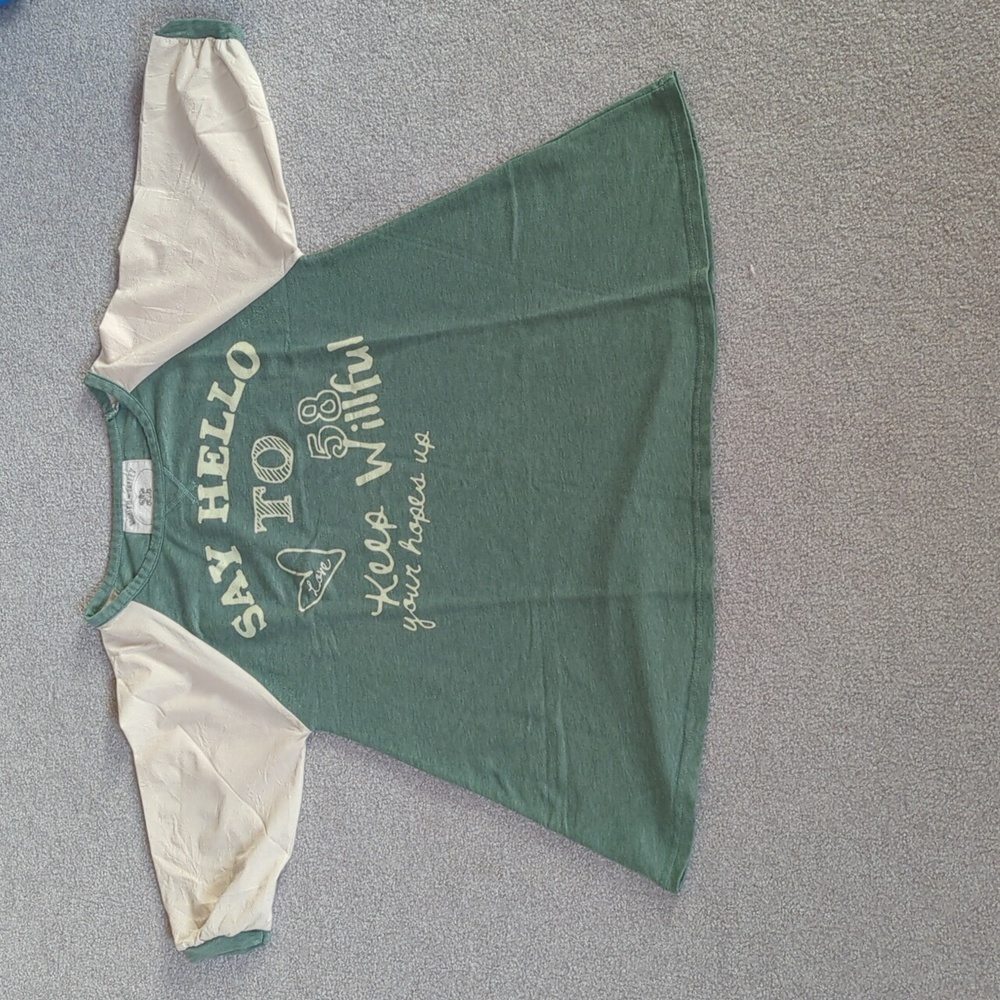 Japanese Mouth Valley Baby Doll Shirt Vintage Y2K